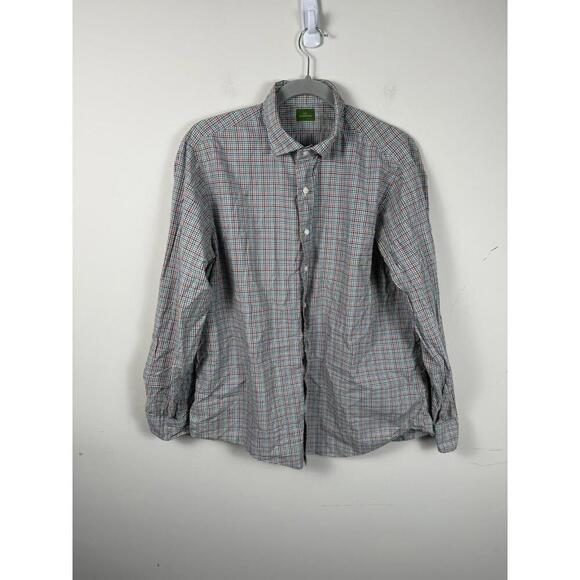 Sid Mashburn Other - Sid Mashburn Shirt Large Long Sleeve Button Up Multicolor Check Cotton